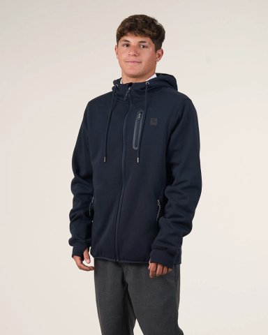 POLERON ESCOLAR BONDED CIERRE Y GORRO CP30 (S-XL) POLEMIC - 1