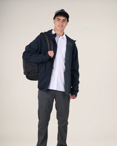 POLERON ESCOLAR BONDED CIERRE Y GORRO CP30 (T.12-T.18) POLEMIC - 4
