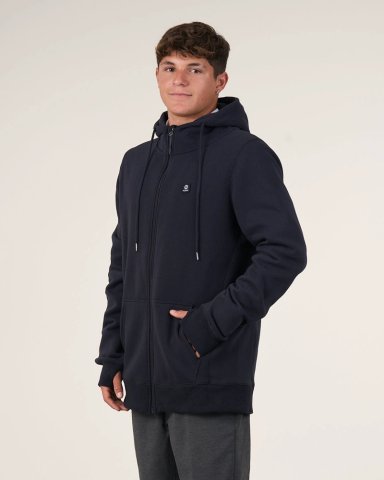 POLERON COLEGIO FRANELA FULL CIERRE Y GORRO ESCOLAR CP29 (S-XL) POLEMIC - 2