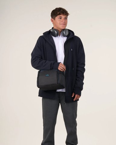 POLERON COLEGIO FRANELA FULL CIERRE Y GORRO ESCOLAR CP29 (S-XL) POLEMIC - 5