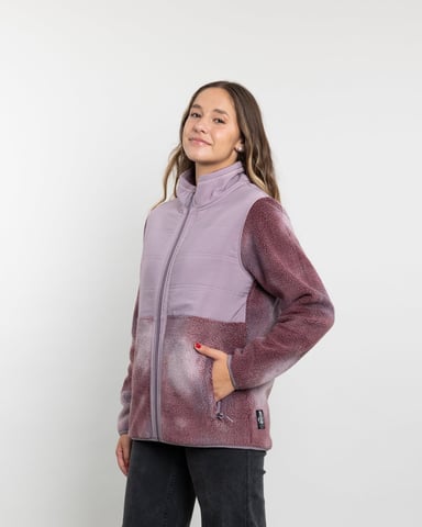 POLERON MUJER POLAR SHERPA CON ACOLCHADO PLANO POLEMIC - 3