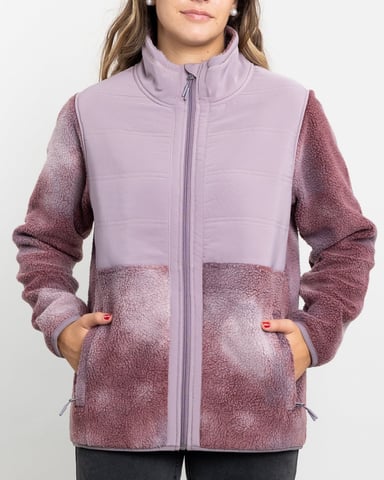 POLERON MUJER POLAR SHERPA CON ACOLCHADO PLANO POLEMIC - 5