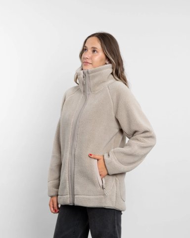 POLERON MUJER CHAQUETA DE POLAR CUELLO ALTO SHERPA POLEMIC - 3