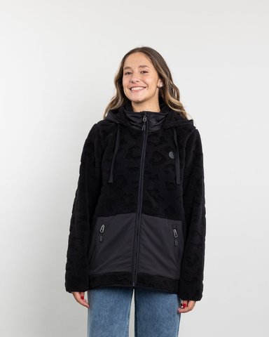 POLERON MUJER CHAQUETA POLAR SHERPA HOT PRINT POLEMIC - 1