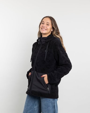 POLERON MUJER CHAQUETA POLAR SHERPA HOT PRINT POLEMIC - 2
