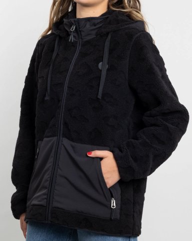 POLERON MUJER CHAQUETA POLAR SHERPA HOT PRINT POLEMIC - 4