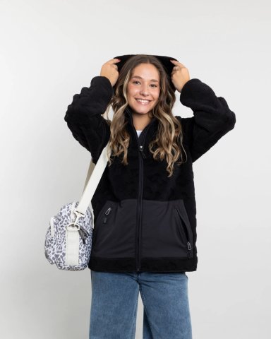 POLERON MUJER CHAQUETA POLAR SHERPA HOT PRINT POLEMIC - 5