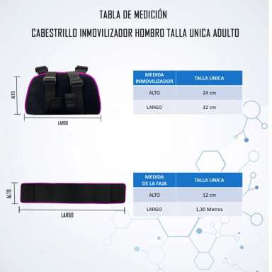 CABESTRILLO INMOVILIZADOR HOMBRO TALLA UNICA ADULTO ONEDER - 6
