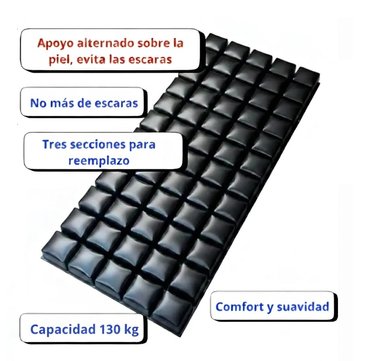 COLCHON ANTIESCARAS INFLABLE FLOTACIÓN SECA 3 SECCIONES - 4