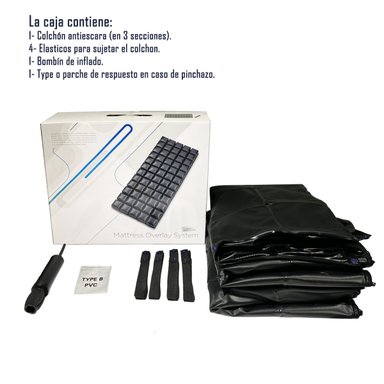 COLCHON ANTIESCARAS INFLABLE FLOTACIÓN SECA 3 SECCIONES - 6