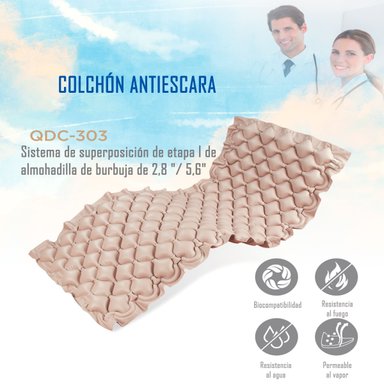 COLCHÓN ANTIESCARAS MOTOR 1 PLAZA + KIT REPARACIÓN - 3