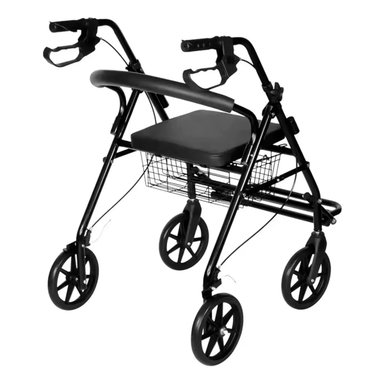 Andador Burrito Ortopedico Con Asiento 4 Ruedas Plegable - 4