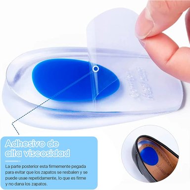 PLANTILLAS ORTOPÉDICAS PAD04 TALONERAS SILICONA ESPOLON FASCITIS S M - 3