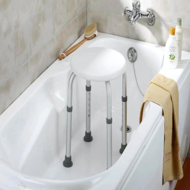 Piso Silla De Ducha Baño Ajustable Aluminio Oneder Seguridad - 5