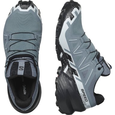 ZAPATILLA TREKKING SALOMON GRIS MUJER SPEEDCROSS 6 GTX W - 6
