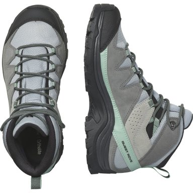 ZAPATILLA TREKKING SALOMON GRIS MUJER QUEST ROVE GTX - 4