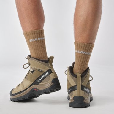ZAPATILLA TREKKING SALOMON HOMBRE QUEST ROVE GTX BEIGE - 8