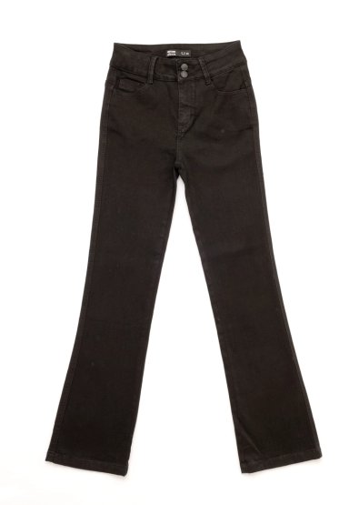 JEANS STRAIGHT FIT MUJER EFESIS NEGRO EMI RECTO - 4