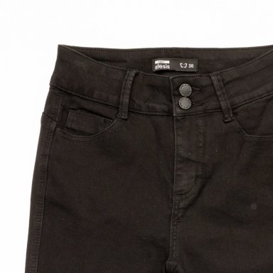 JEANS STRAIGHT FIT MUJER EFESIS NEGRO EMI RECTO - 5