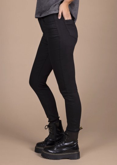 JEANS ALGODÓN MUJER EFESIS NEGRO MIA SKINNY - 2