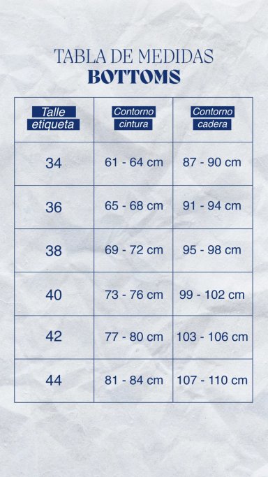 JEANS STRAIGHT FIT MUJER EFESIS AZUL NAOS PALAZZO CARGO - 5