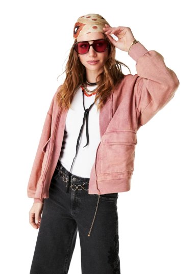 POLERON BILL OVERSIZE ABIERTO BOLSILLO CARGO BURDEO EFESIS - 2