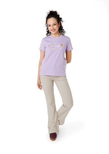 POLERA GIOVY REGULAR ESTAMPADO LILA EFESIS - 1