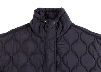 PARKA AINA REGULAR ACOLCHADA Y RECOGIDO NEGRO EFESIS - 6