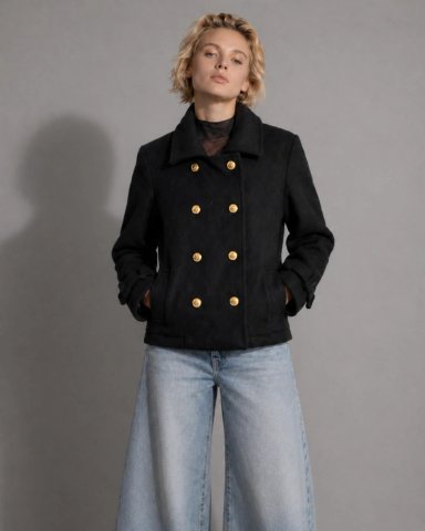 CHAQUETA DUSTIN REGULAR PAÑO NEGRO EFESIS - 1