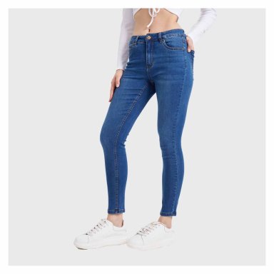 JEANS MUJER SUPER SKINNY ESTELA AZUL FASHION'S PARK - 2
