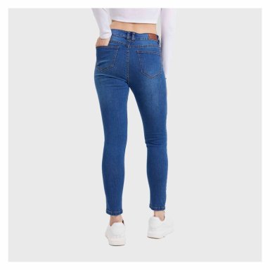 JEANS MUJER SUPER SKINNY ESTELA AZUL FASHION'S PARK - 3