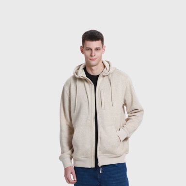 POLAR HOMBRE HOODIE CAFE CLARO - 2