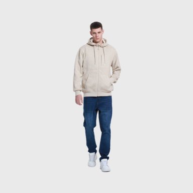 POLAR HOMBRE HOODIE CAFE CLARO - 4