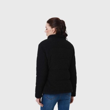 POLAR MUJER TIPO CHAQUETA PUFFA NEGRO II FSP - 3