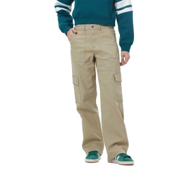 JEANS MUJER COLOR CALCE RECTO CAMEL - 1
