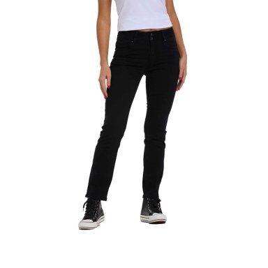 JEANS MUJER FLO RECTO NEGRO - 1