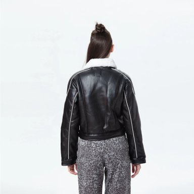CHAQUETA MUJER BONDED NEGRO II - 3