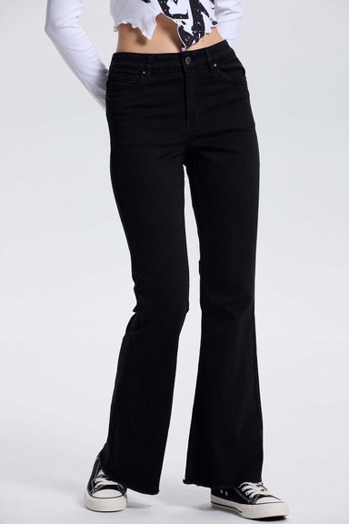 JEANS MUJER MONSE FLARE EN COLOR NEGRO - 2