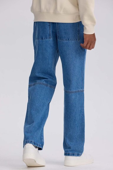 JEANS HOMBRE RETRO SKATER AZUL - 3