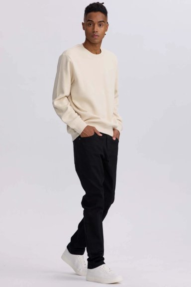 JEANS HOMBRE SLIM EN COLOR NEGRO - 4