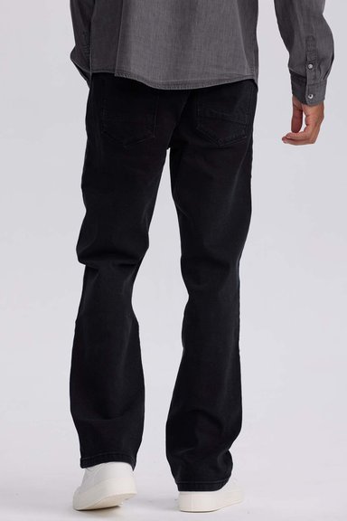 JEANS HOMBRE STRAIGHT 605 EN COLOR NEGRO - 3