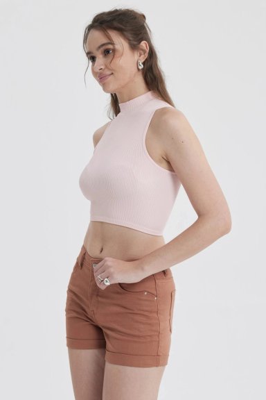 PETO MUJER SIN COSTURA ROSA - 2
