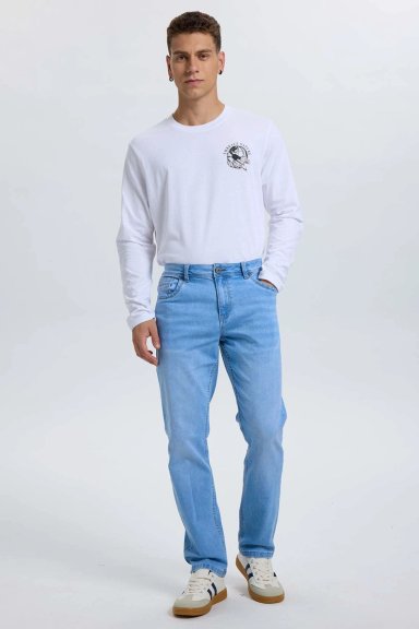 JEANS HOMBRE 702 SLIM AZUL CLARO - 3