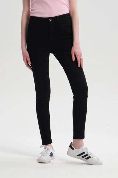 JEANS MUJER SUPER SKINNY EMILIA NEGRO - 1