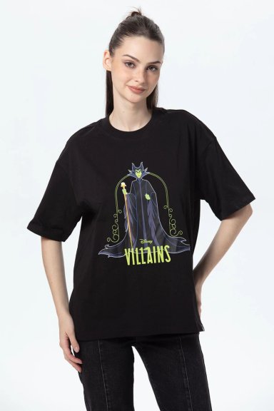POLERA MUJER OVERSIZE NEGRO - 1