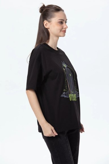POLERA MUJER OVERSIZE NEGRO - 2