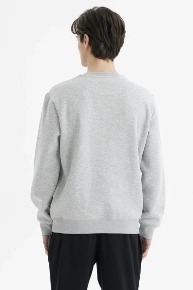 POLERON HOMBRE BASICO GRIS MELANGE - 3