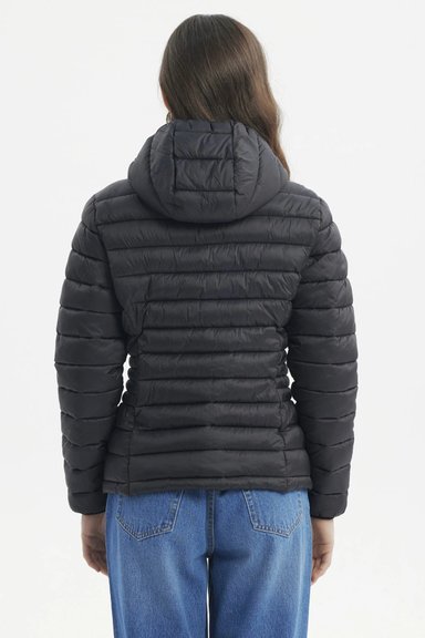 PARKA MUJER CORTA PLUMMY CORTES NEGRO - 3