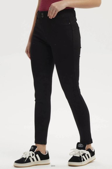 JEANS MUJER JENNY SKINNY NEGRO - 2