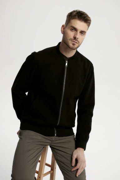 CHAQUETA HOMBRE CASUAL NEGRO - 2